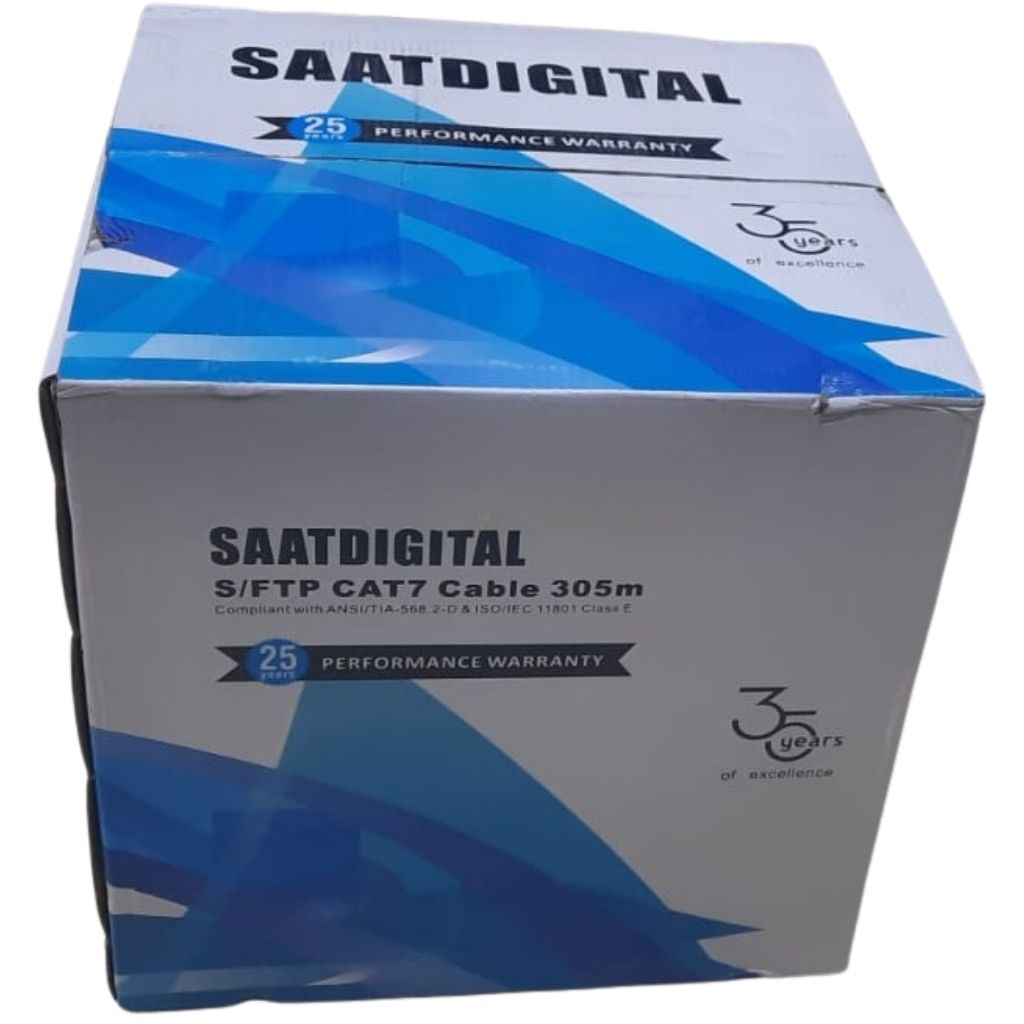 Cat-7 Cable (S/FTP, 305m, SAAT Digital)
