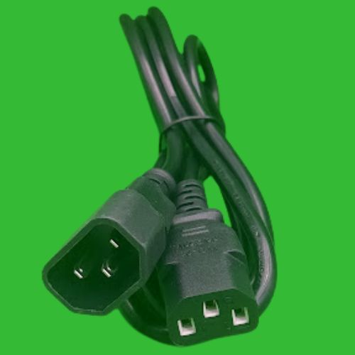 10A C14 to C13 (Desktop) Power Cable (0.75mm², 1.8m)