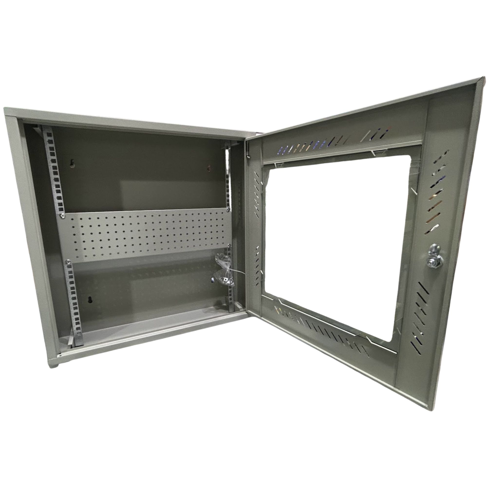 Perforated mounting plate & internal layout