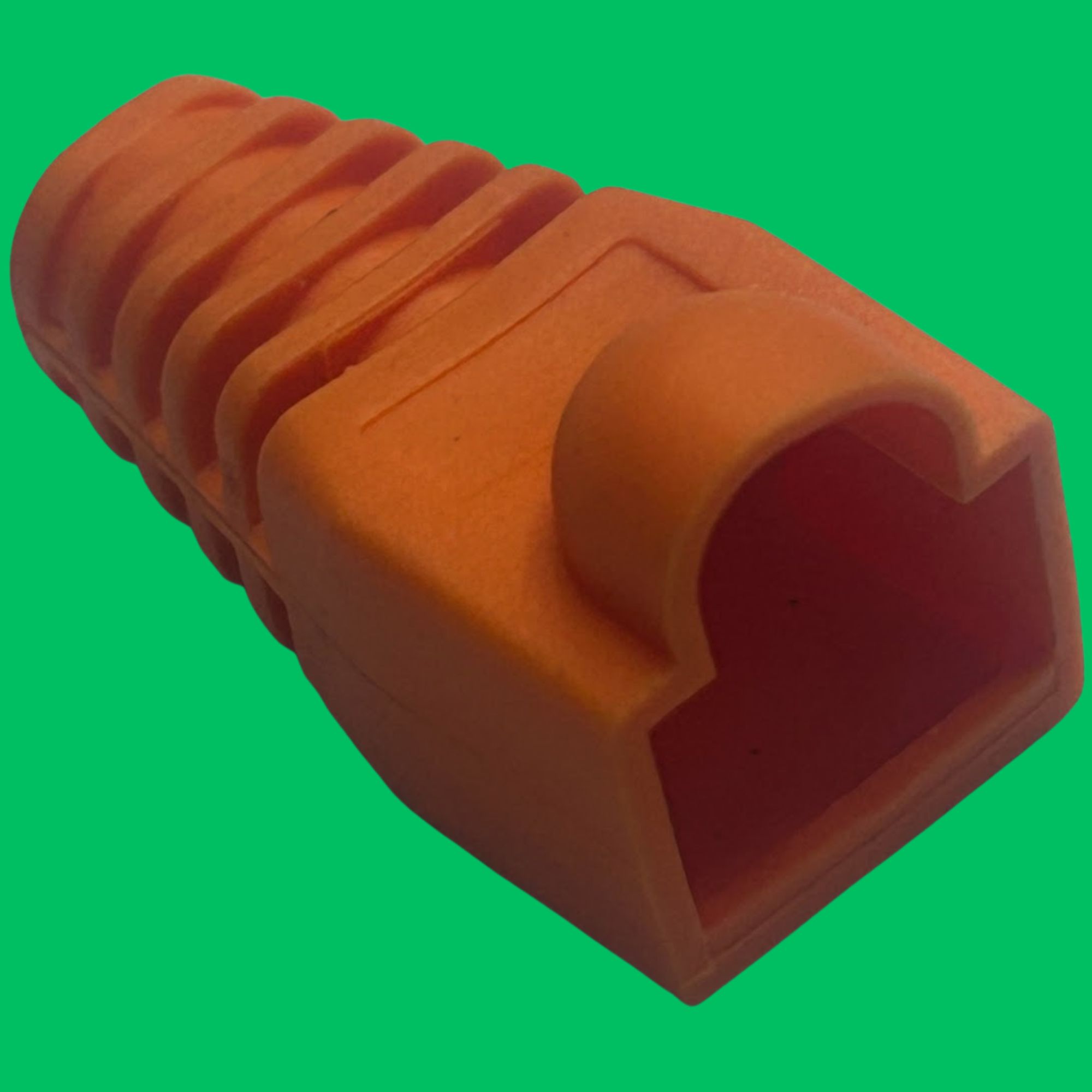 Cat6 RJ45 Strain Relief Boot (Orange)
