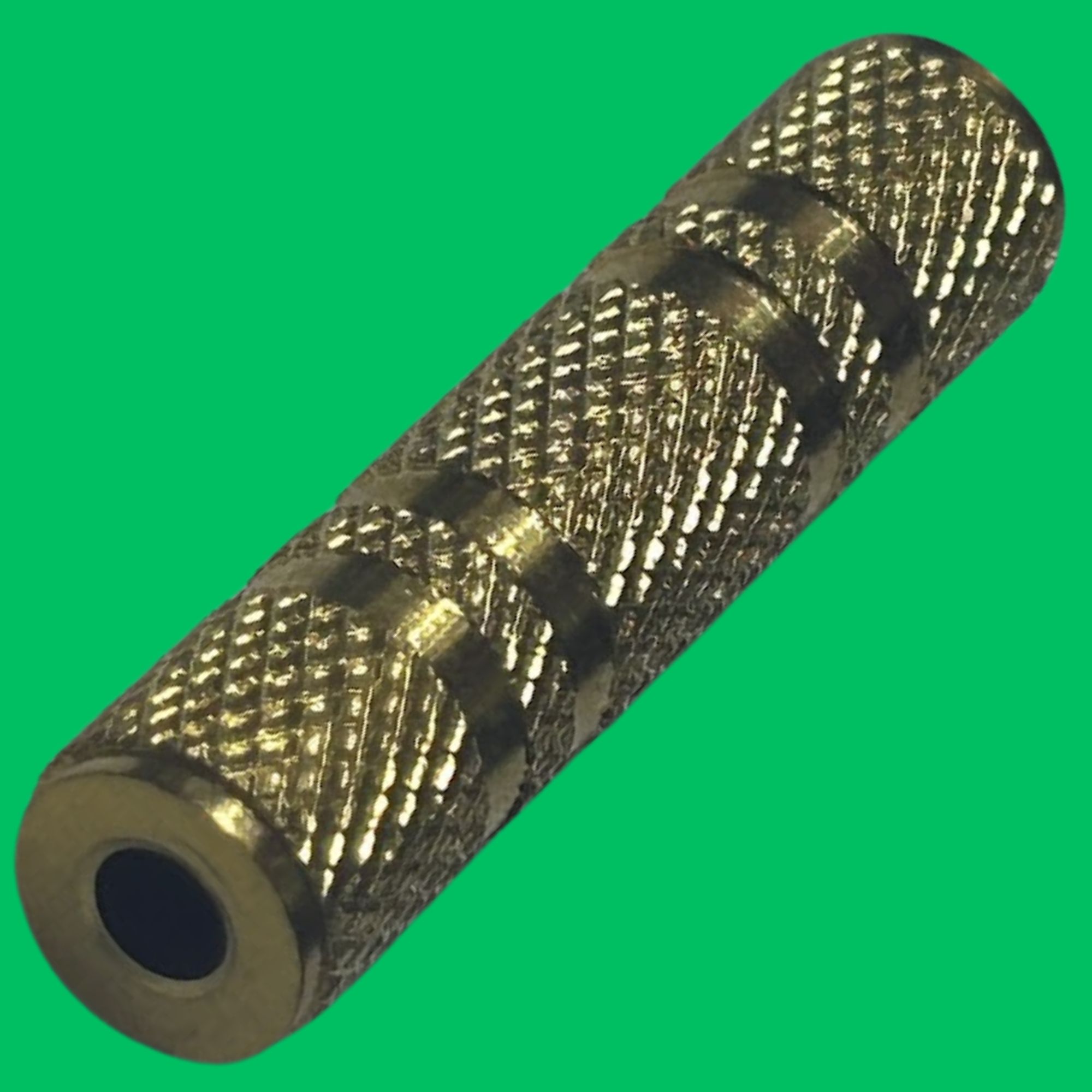 Mono 3.5mm Female Coupler (Gold)