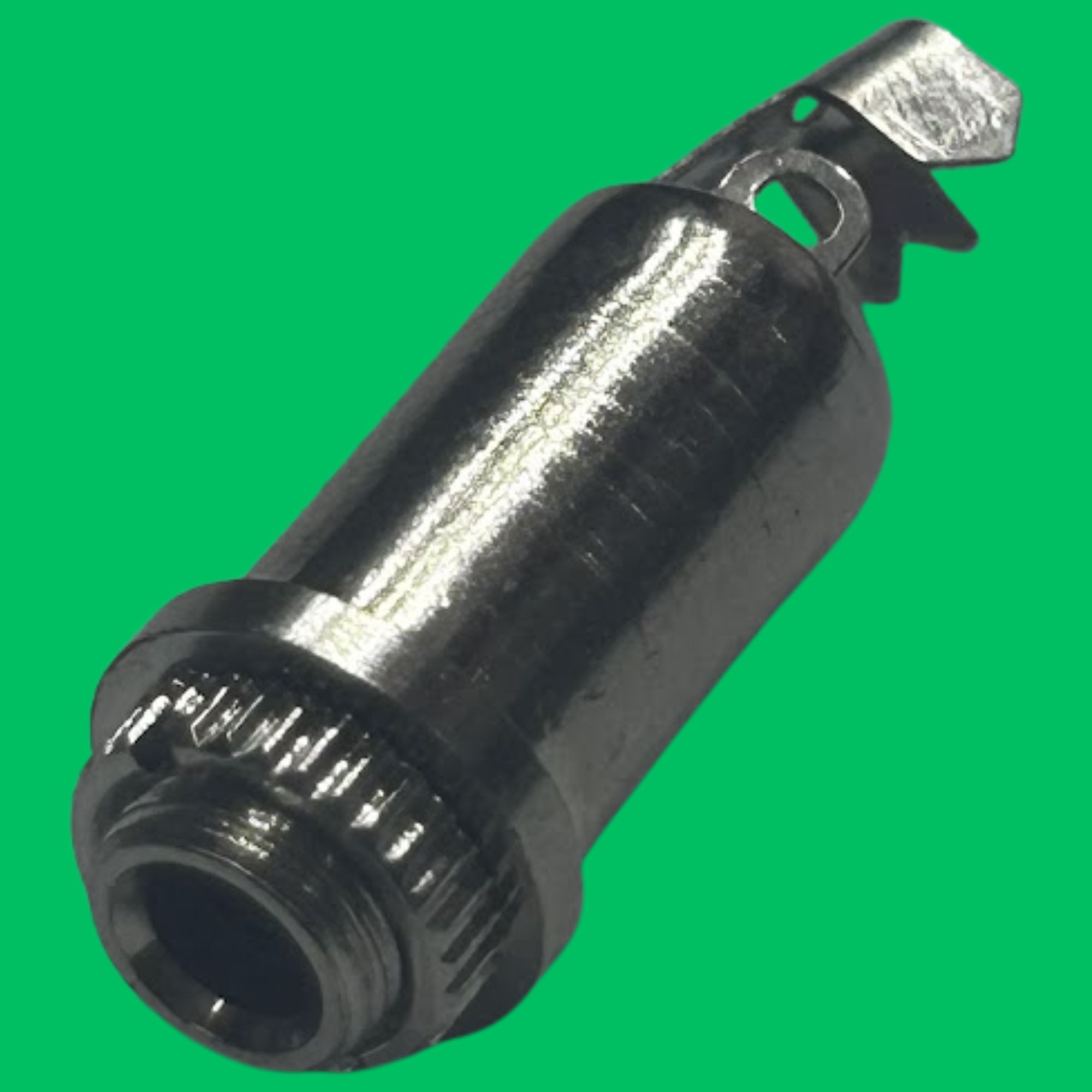 Stereo 3.5mm Female Panel Solder Jack (Silver)
