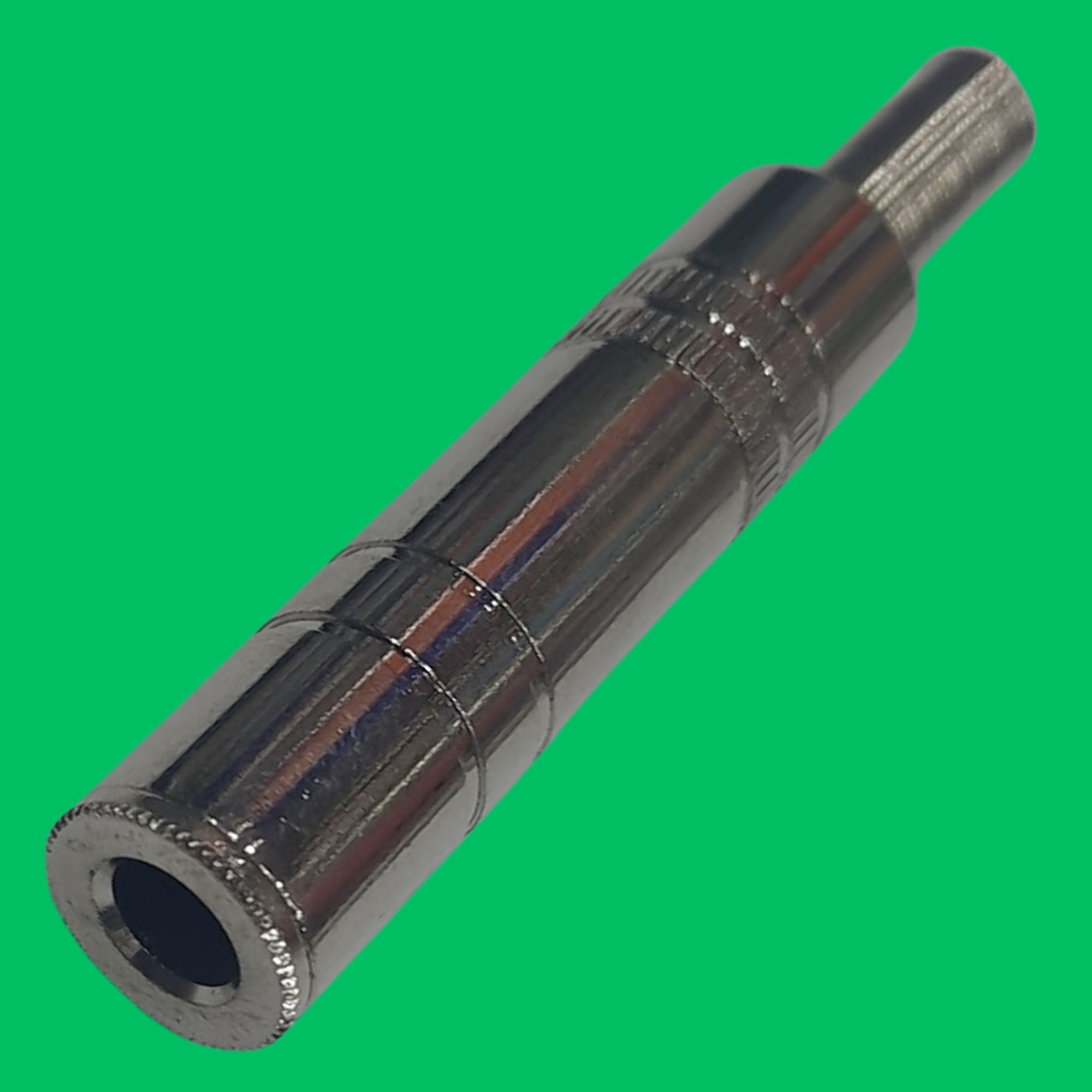 Mono 6.35mm Female Solder Jack (Silver)