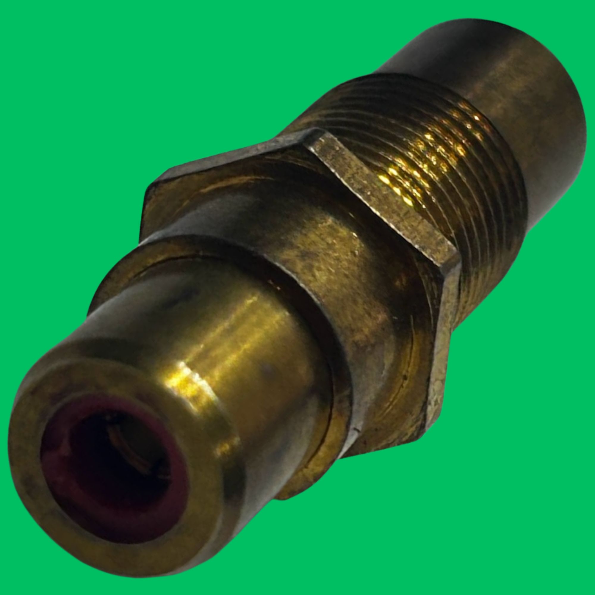 RCA Female Panel Screw Coupler (Gold-Red)