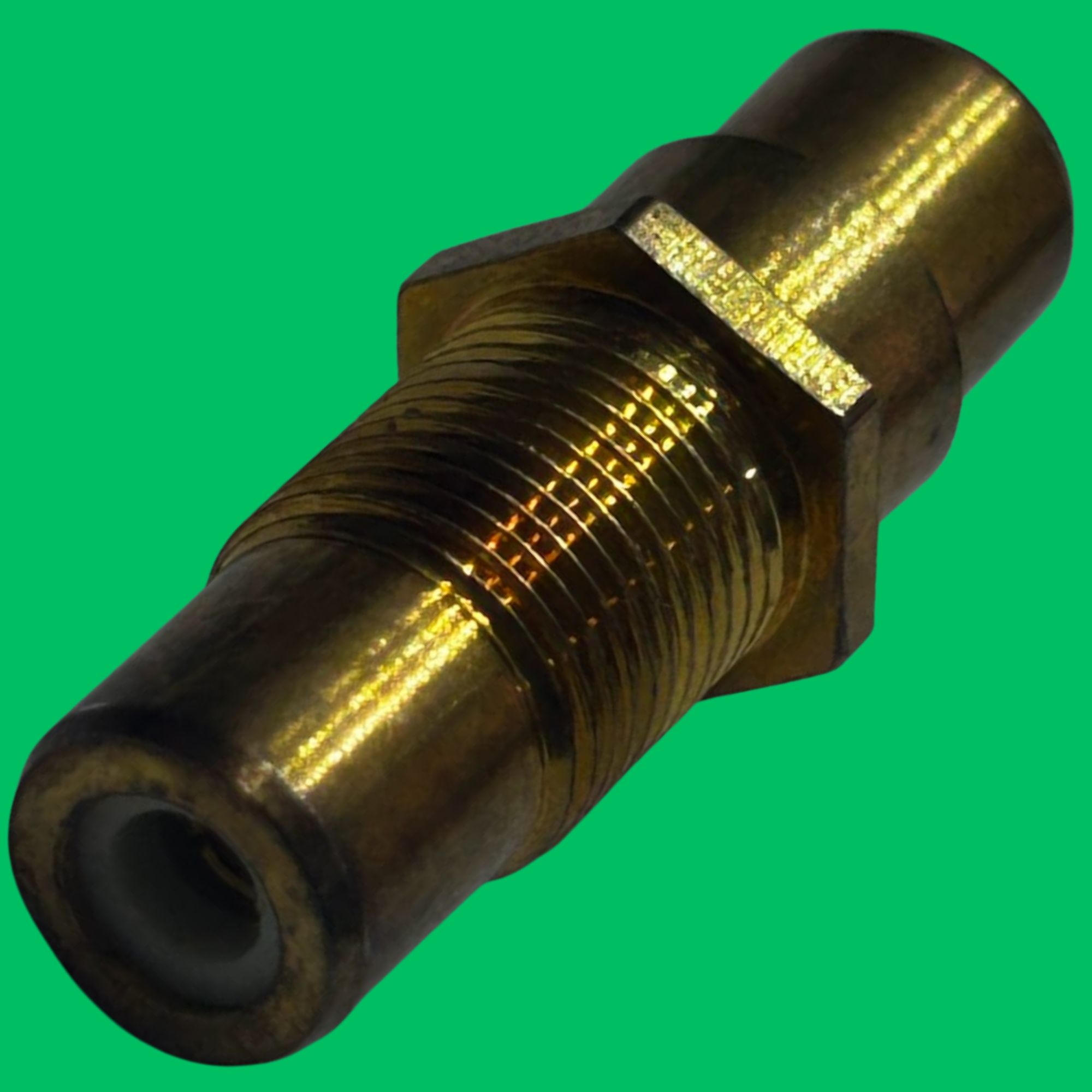 RCA Female Panel Screw Coupler (Gold-White)