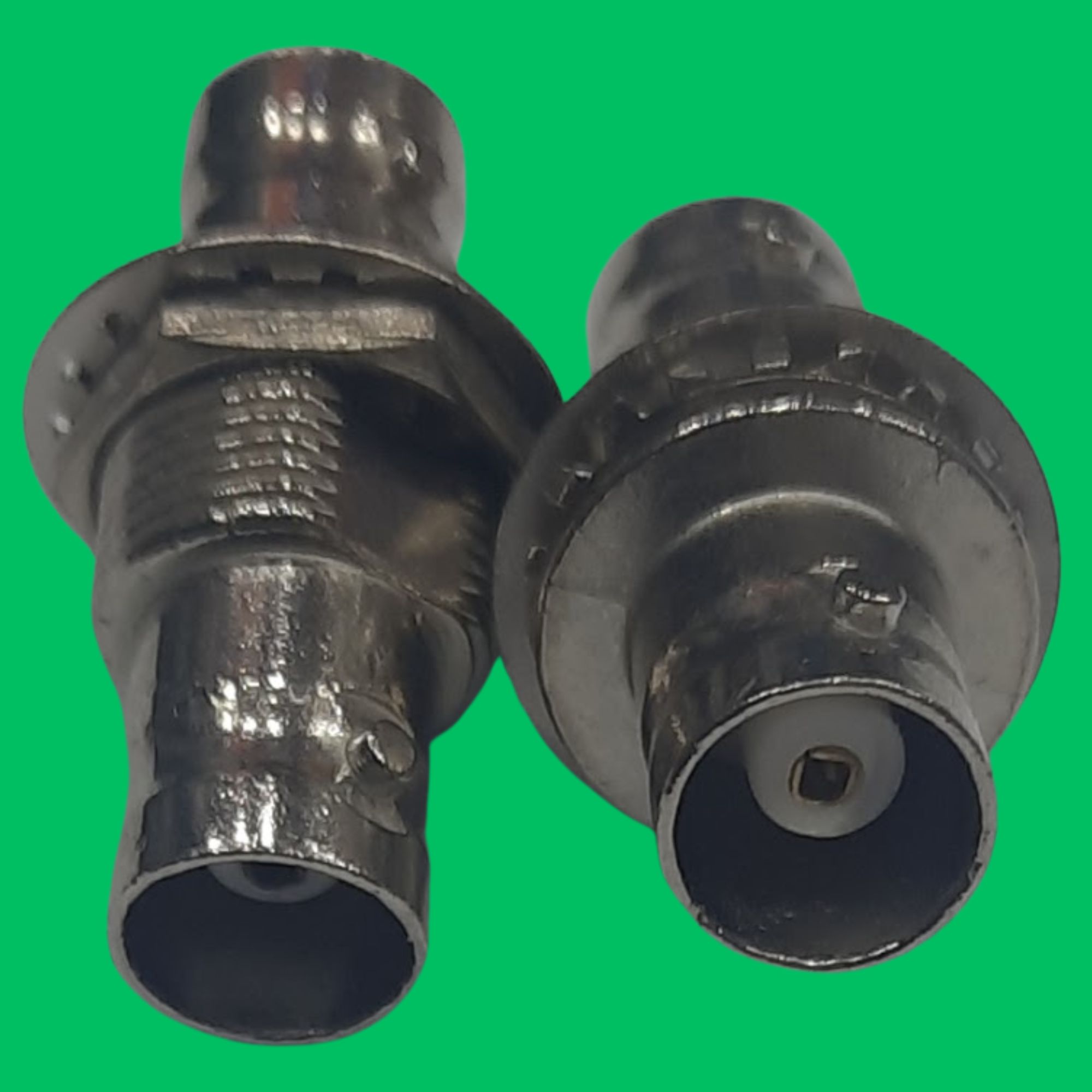 BNC Female Panel Coupler (Silver)
