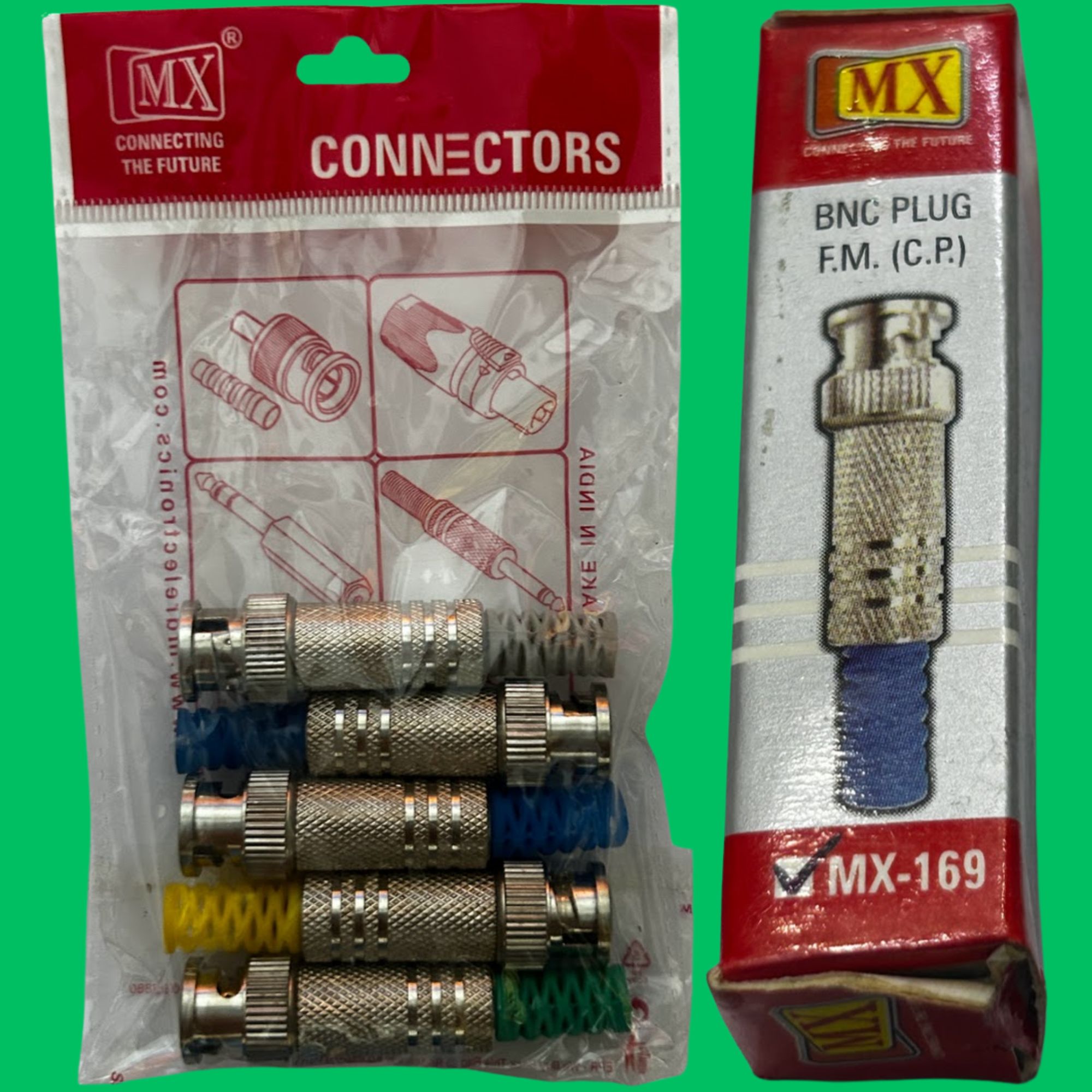 BNC Male Screw Plug (MX-169)