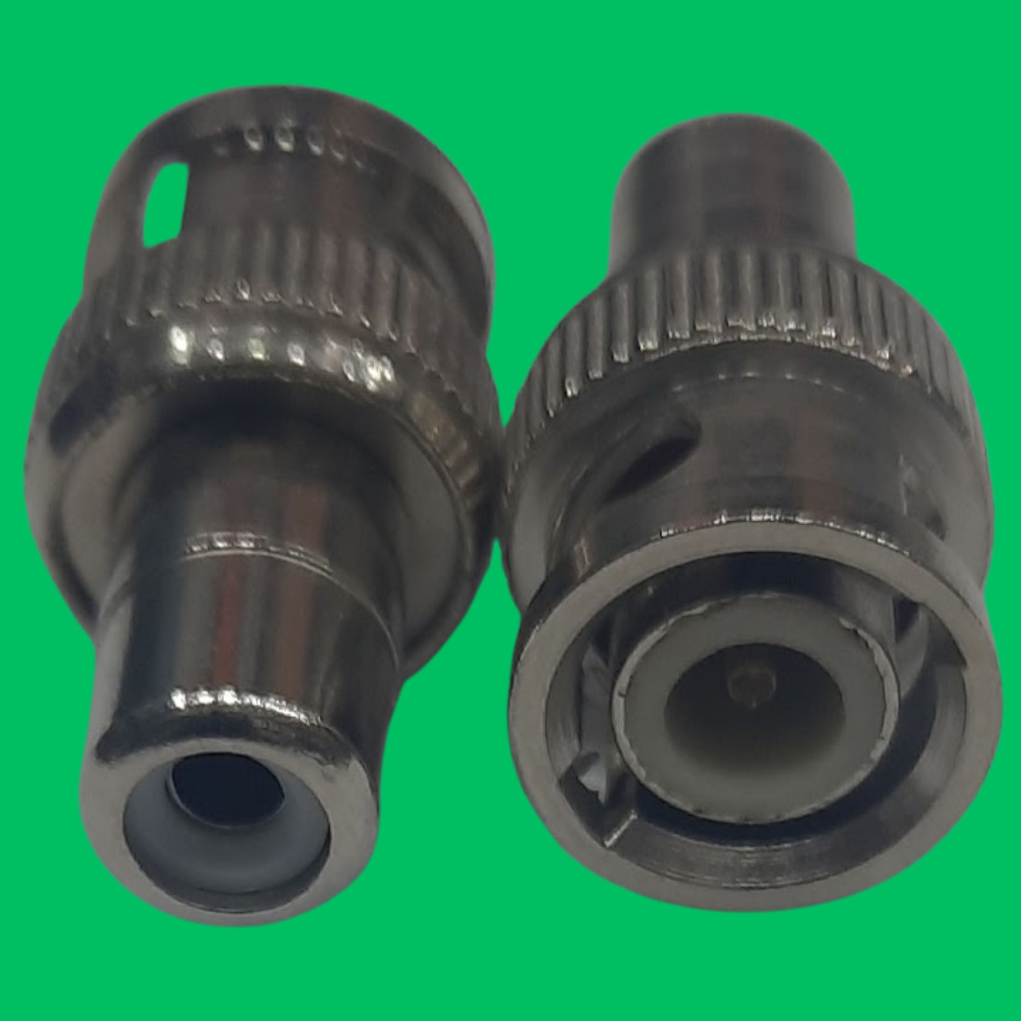 BNC Male to RCA Female Adapter (Silver)