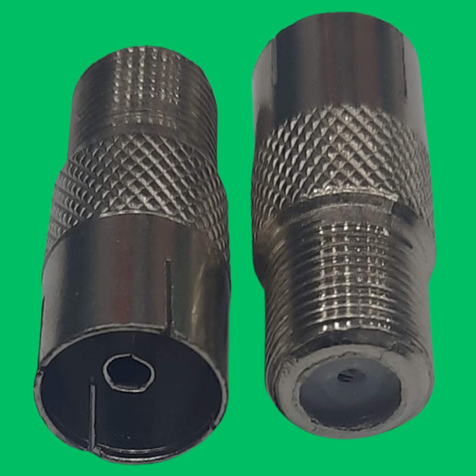 F Female to RF Female Adapter (Silver)