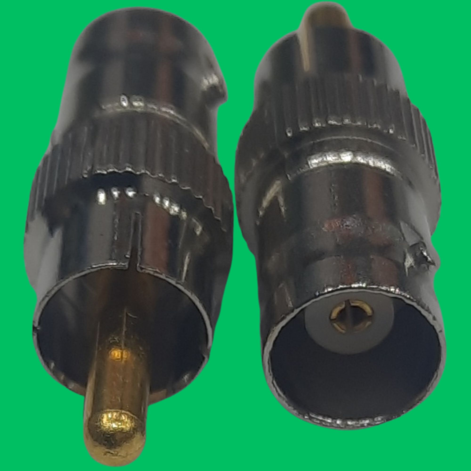 RCA Male to BNC Female Adapter (Silver-Gold)