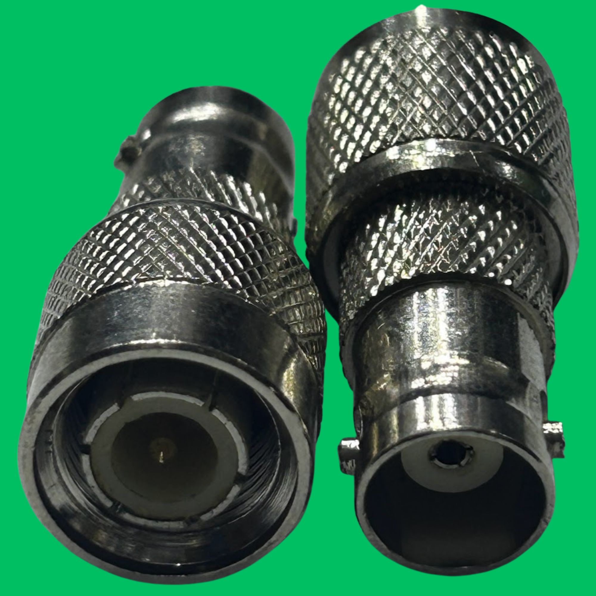 TNC Male to BNC Female Adapter (Silver-Gold)