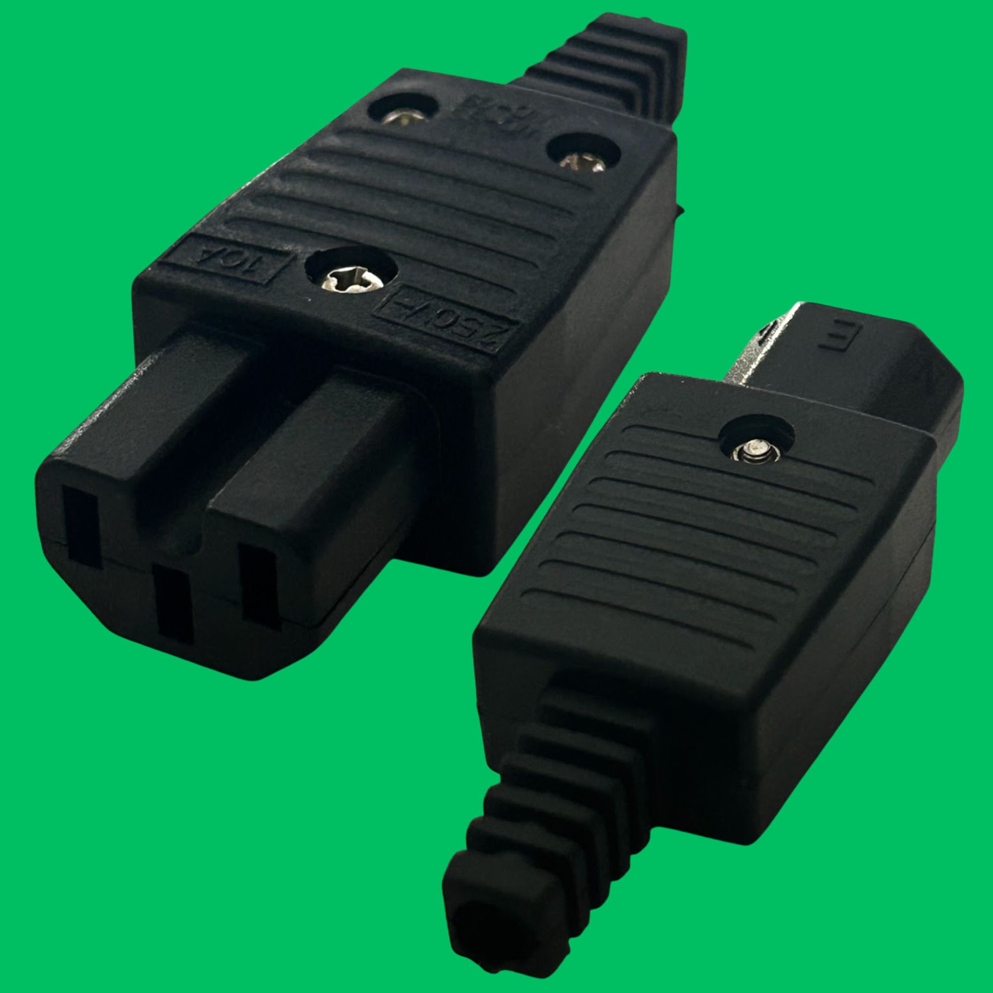10A C15 (Desktop) Power Socket (Black)