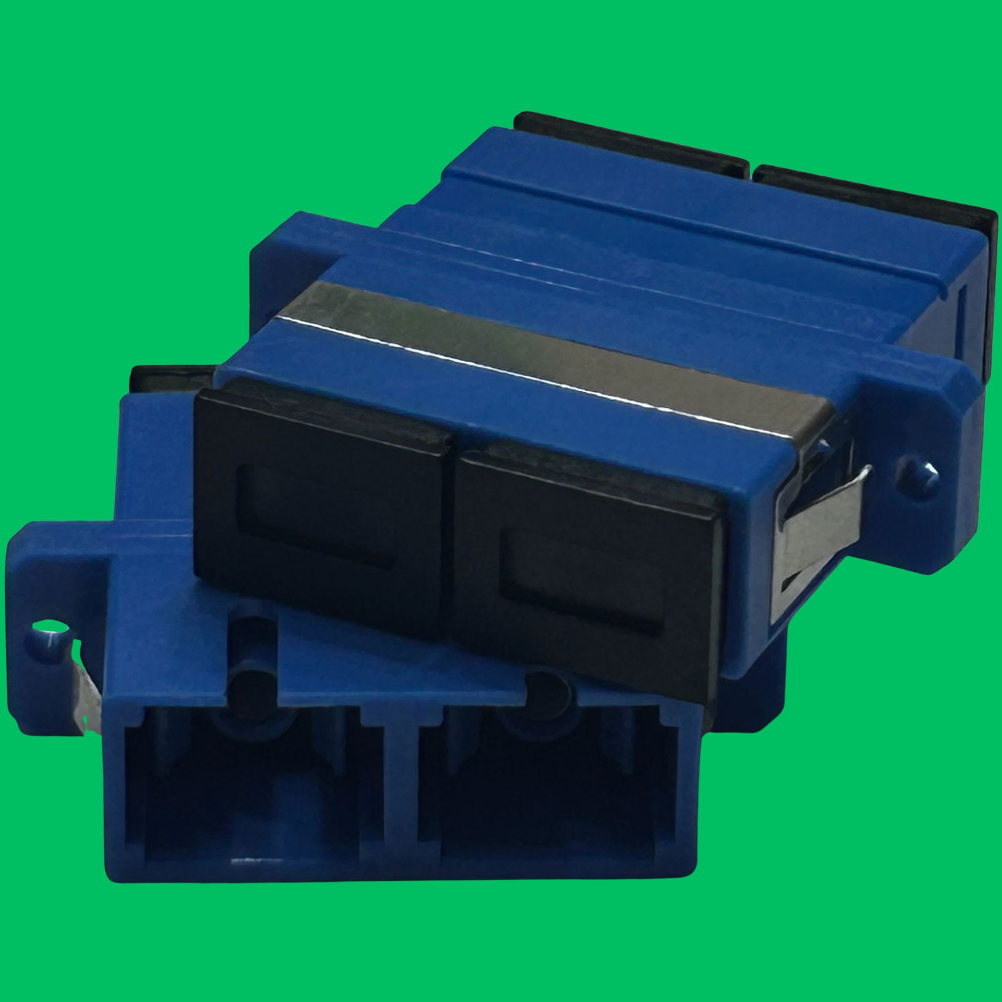 SC UPC Duplex Single-Mode Fiber Coupler (Blue)