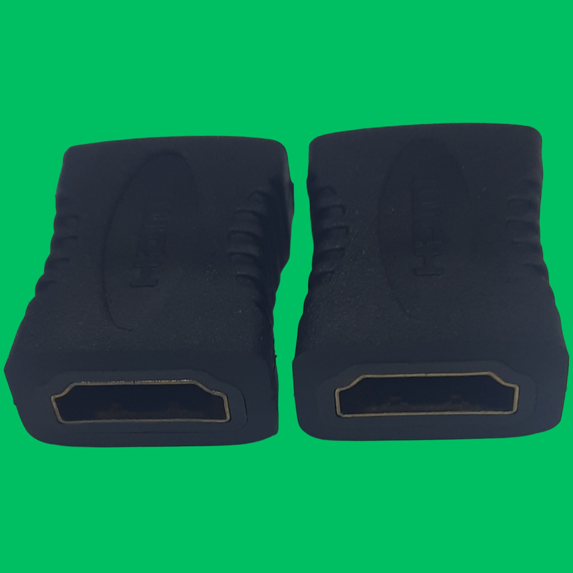 HDMI 4K Female Coupler (Black-Gold)