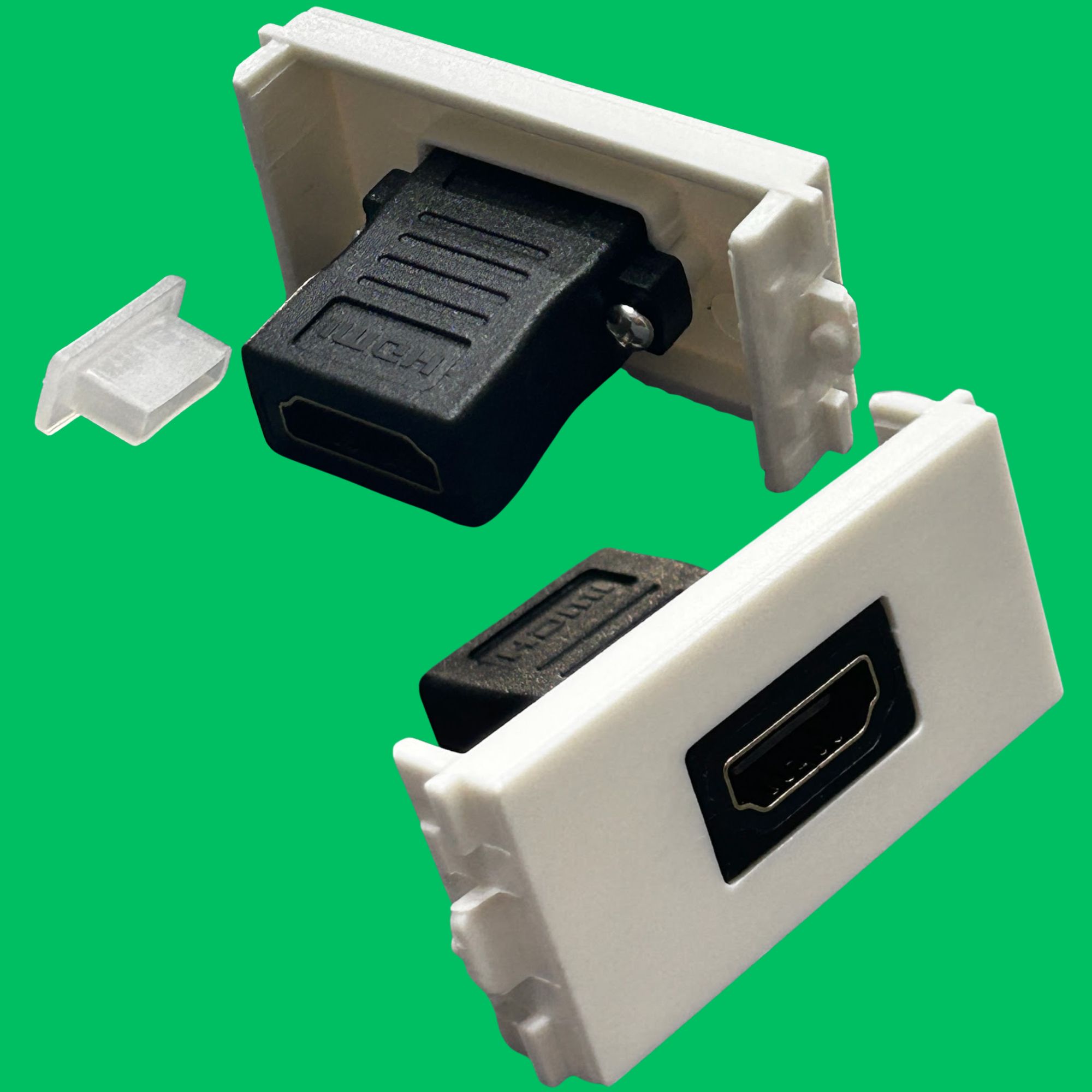 HDMI Female Coupler Module (White)