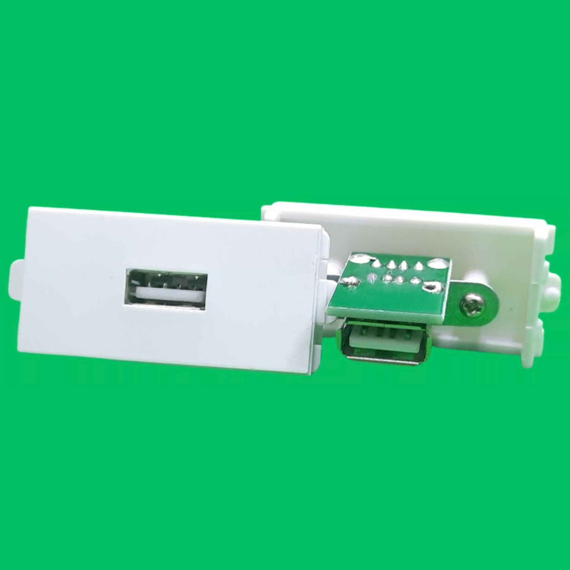 USB Female Coupler Module (White)