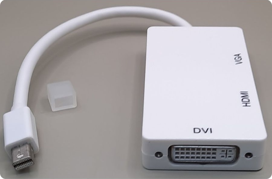 Mini DP Male to HDMI/VGA/DVI Female Converter