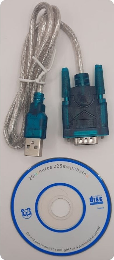 USB 2.0 to RS-232 Converter Blue (Cable)